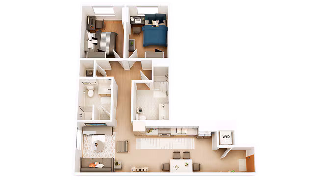 Unit Level 19-23 View Level 19-23 View floor plan